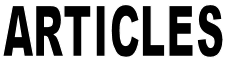ARTICLES