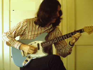 Woody with Mustang - 1973 Fender Mustang